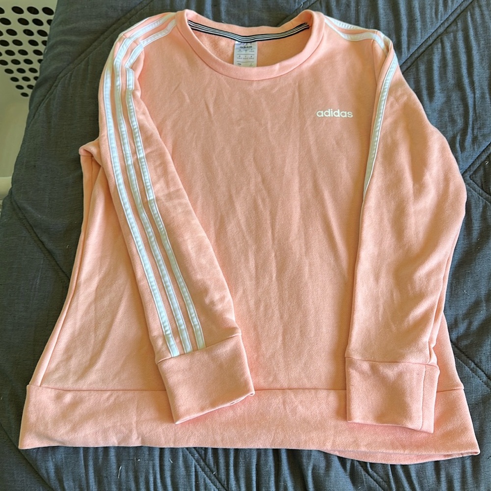Adidas ‘Climalite light pink sweater